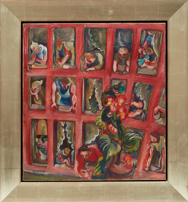 Pegi Nicol MacLeod, New York Tenement, oil on canvas - view 2