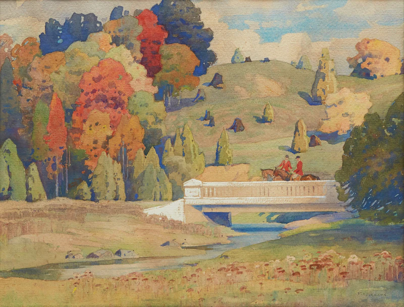 Autumn on the Hill by Frederick Henry Brigden