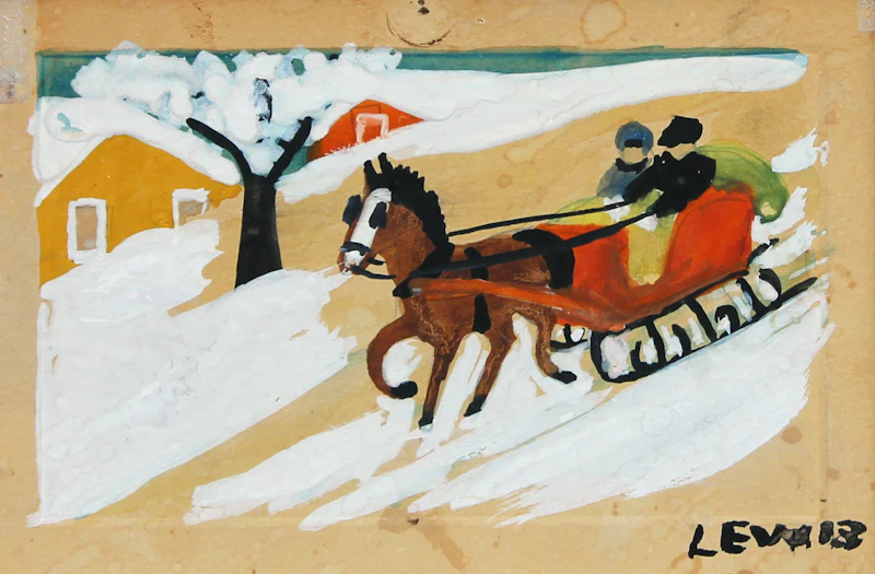 Maud Lewis, Sleigh Ride