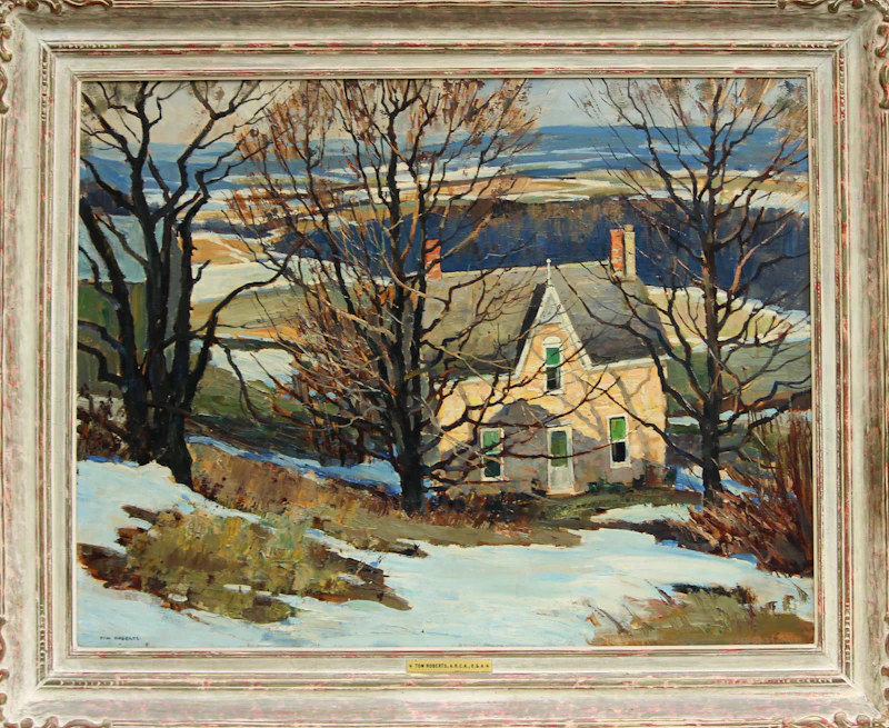 Thomas Keith Roberts, March - Mount Nemo, oil on canvas - view 2