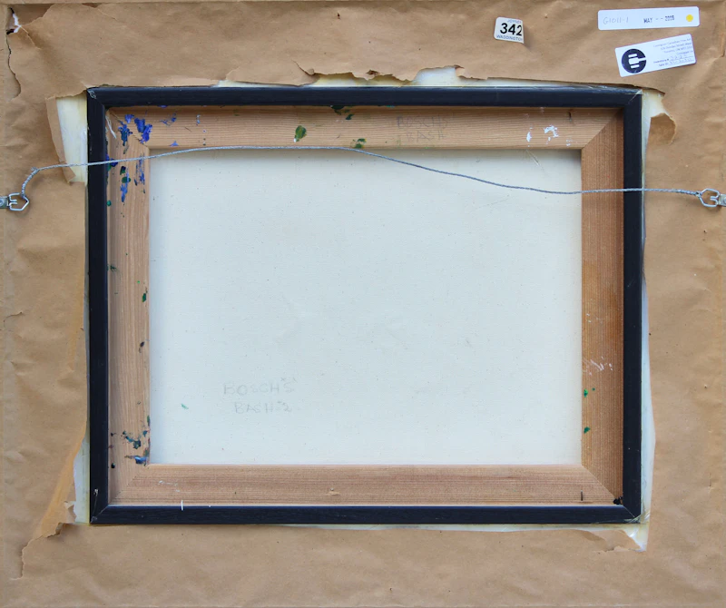 William Ronald, Bosch’s Bash 2, acrylic on canvas, 1991 - view 3
