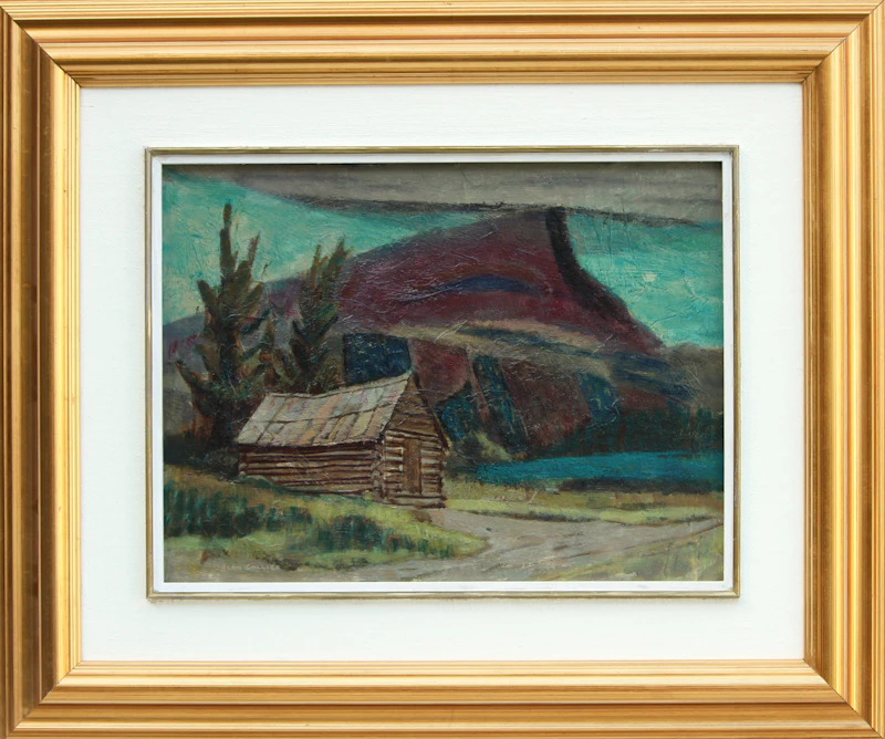 Alan Caswell Collier, In the Ogilvie Mountains, Yukon Territory, oil on board - view 2
