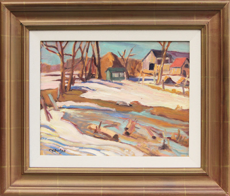 Ralph Wallace Burton, From Burritts Rapids, Ontario, oil on board - view 2