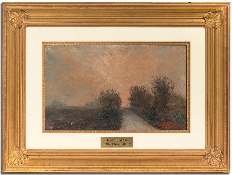 Tom Thomson, Road Near Leith, oil on canvas, 1908 - view 2