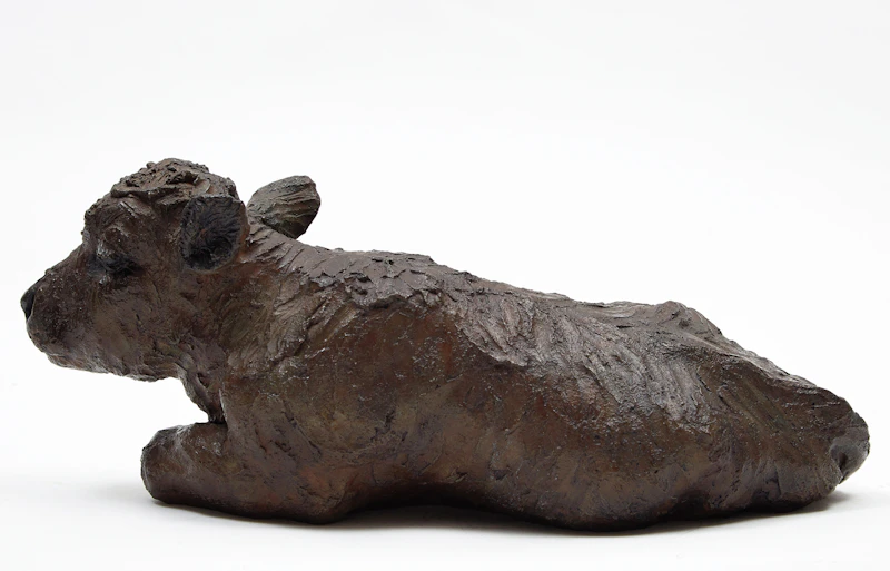 Joe Fafard, Le Veau de Brian , patinated bronze, 1987 - view 4