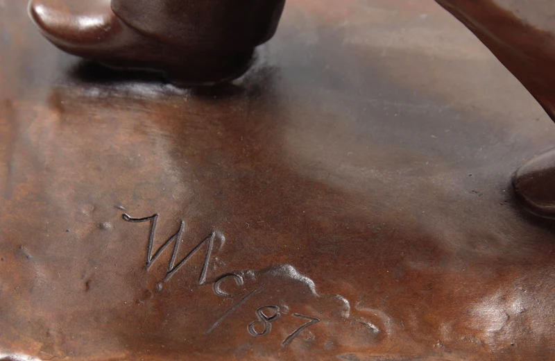 William Hodd McElcheran, Watch Your Rear, bronze, 1987 - view 5