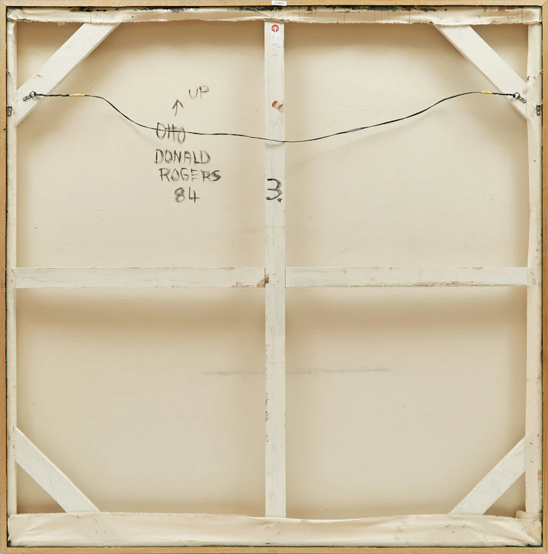Otto Donald Rogers, Untitled, acrylic on canvas, 1984 - view 3