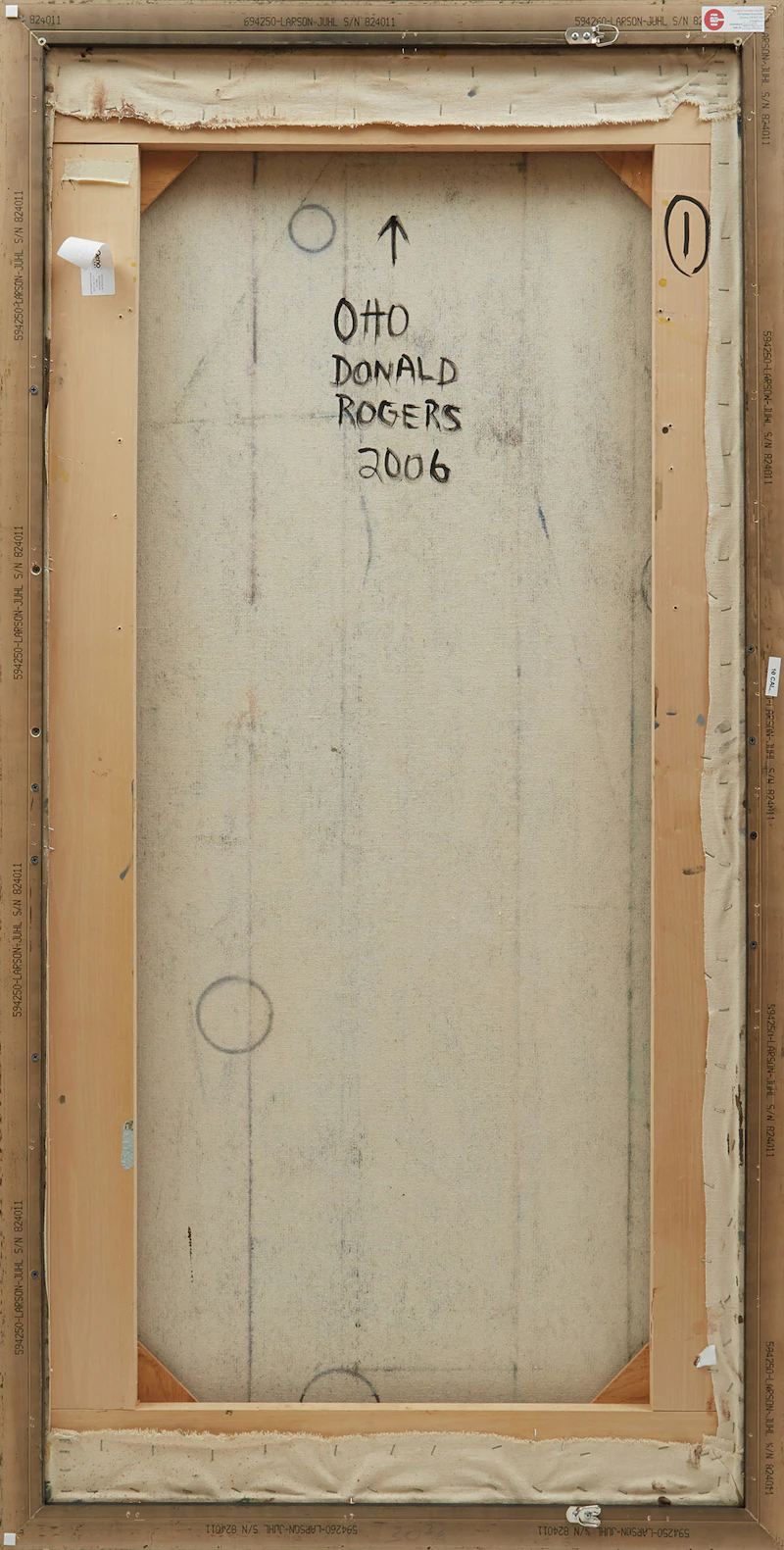 Otto Donald Rogers, Untitled, acrylic on canvas, 2006 - view 3