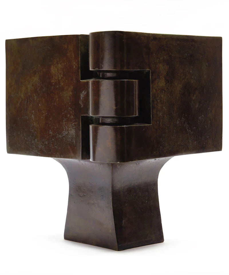 Sorel Etrog, Introvert (1976), bronze, 1976 - view 2