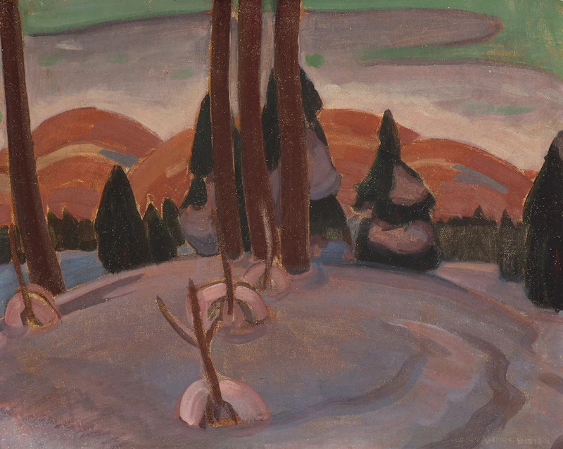 Winter, Saint-Sauveur by André Charles Biéler