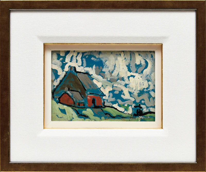 Marc-Aurèle Fortin, Maison, Ste. Rose, oil on board - view 2