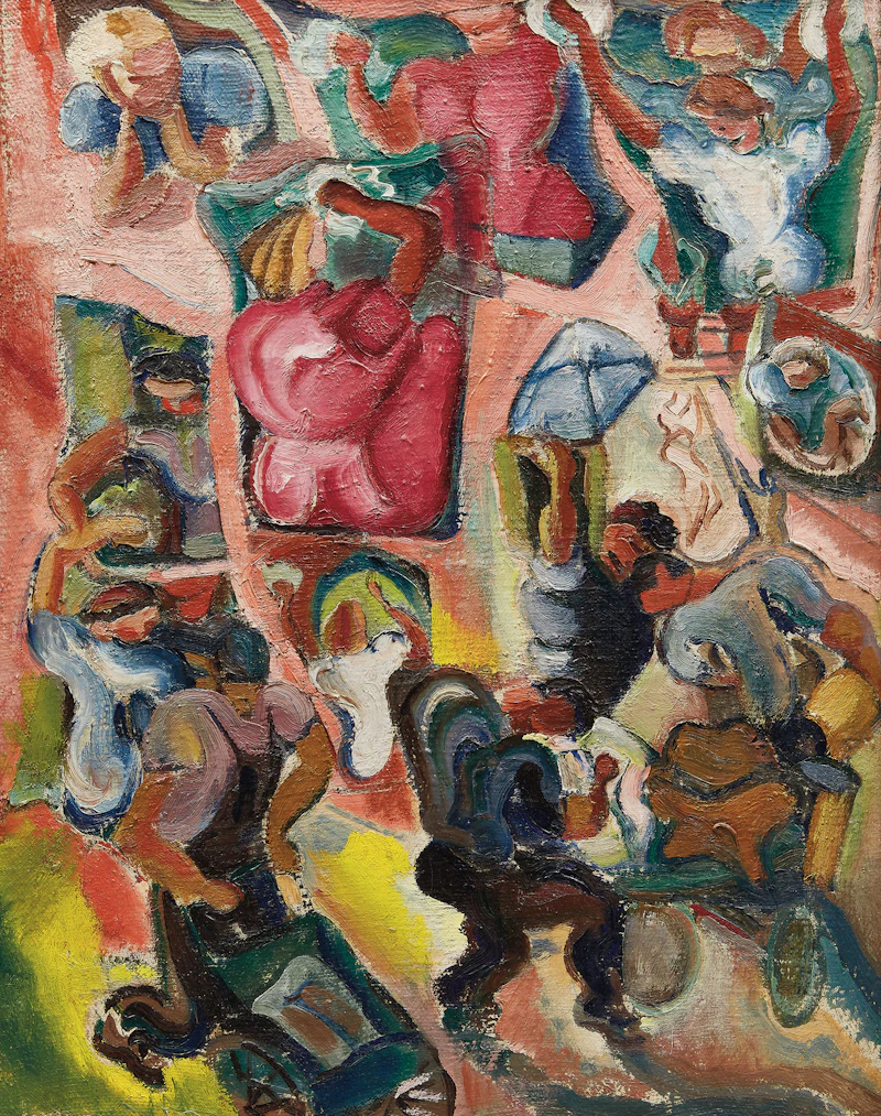 Building, Street Scene, New York by Pegi Nicol MacLeod