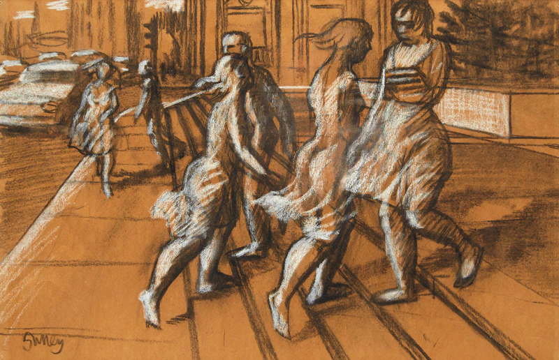 Philip Henry Howard Surrey, Study for Place Ville Marie (2), mixed media on paper - view 1