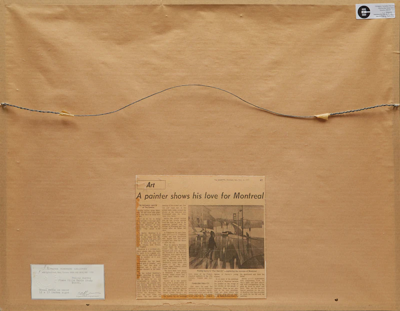 Philip Henry Howard Surrey, Study for Place Ville Marie (2), mixed media on paper - view 3