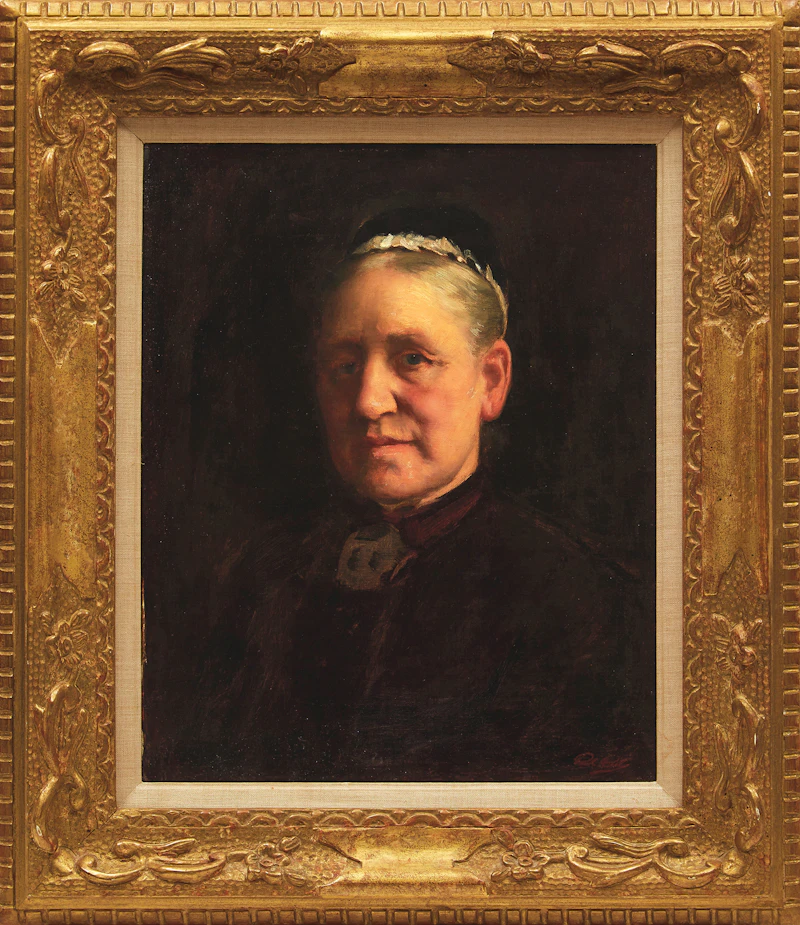 Paul Peel, Madame Verdier, oil on canvas, circa 1885-86 - view 2