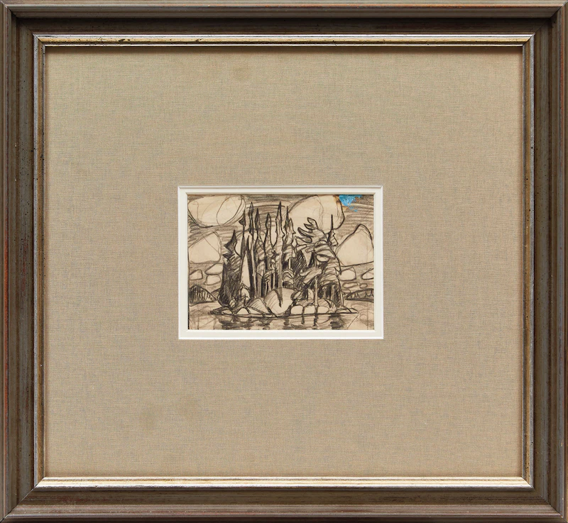 Lawren Stewart Harris, Algoma, graphite on paper - view 2