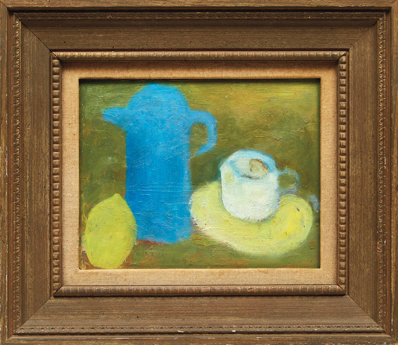 Joyce Wieland, Still Life, oil on board, 1957 - view 2