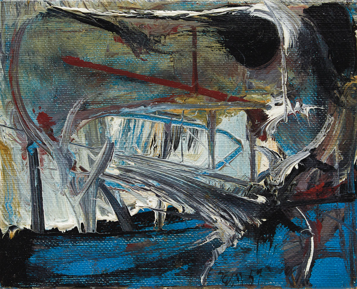 Harold Barling Town, Homage to Turner, oil on canvas, 1959