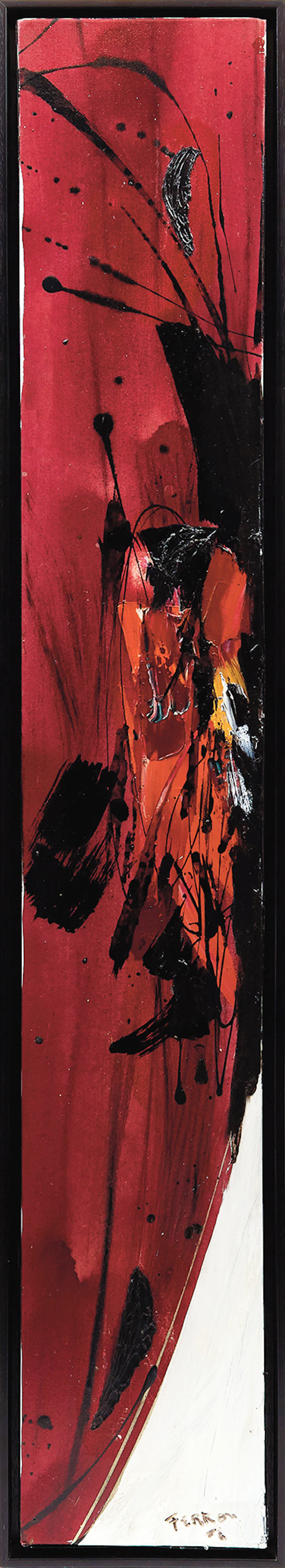 Marcelle Ferron, Vagabond, oil on canvas, 1976 - view 2