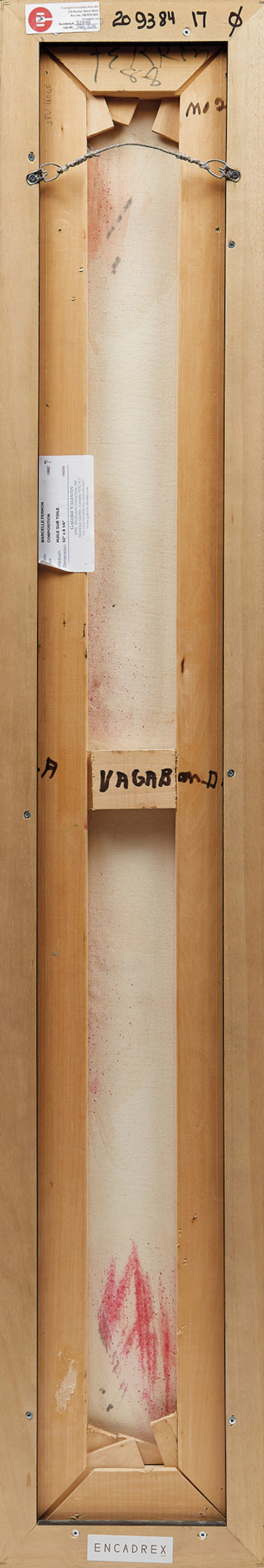 Marcelle Ferron, Vagabond, oil on canvas, 1976 - view 3