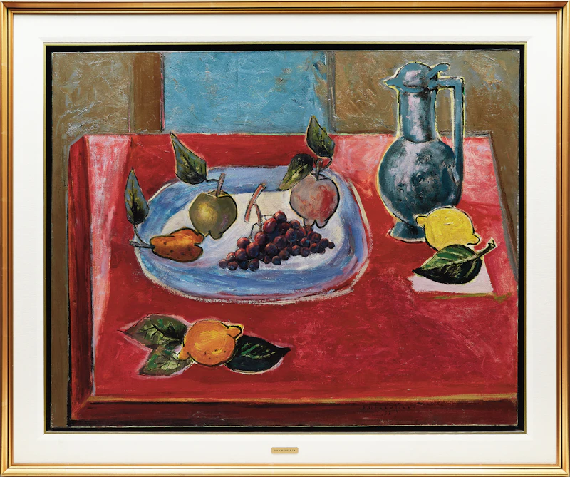 Paul-Vanier Beaulieu, Still Life of Fruit, oil on canvas, 1953 - view 2