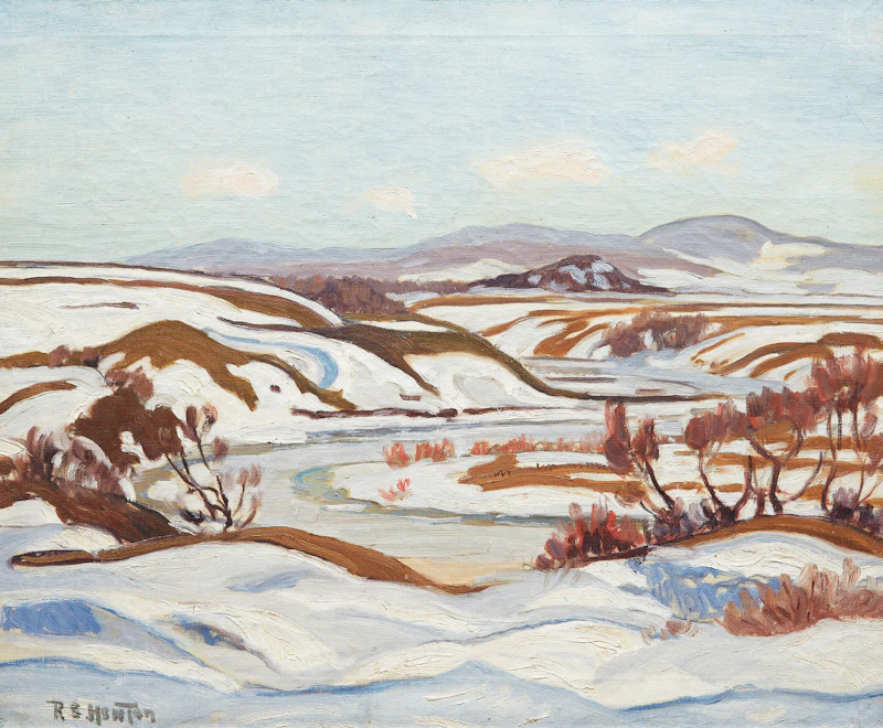 Quebec River Landscape by Randolph Stanley Hewton