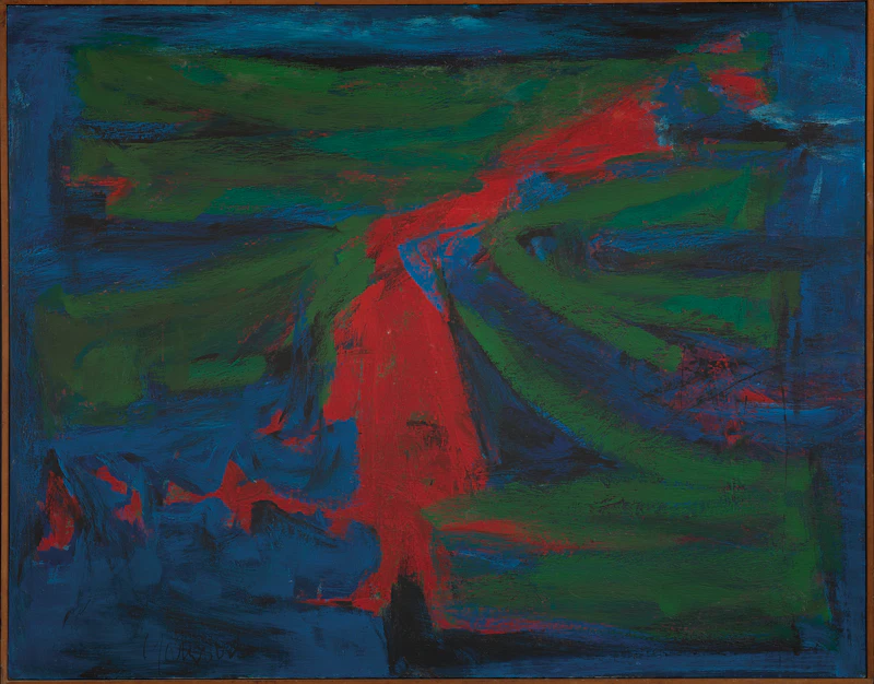 Walter Hawley Yarwood, Tree #3, oil on canvas, 1956 - view 2