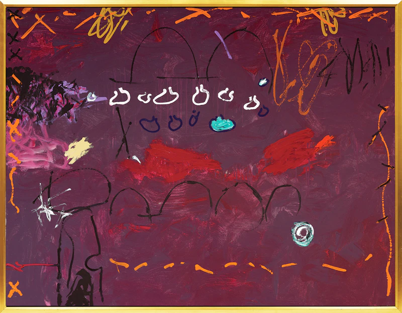 Raymond John Mead, Scented Garden, acrylic on canvas, 1987 - view 2