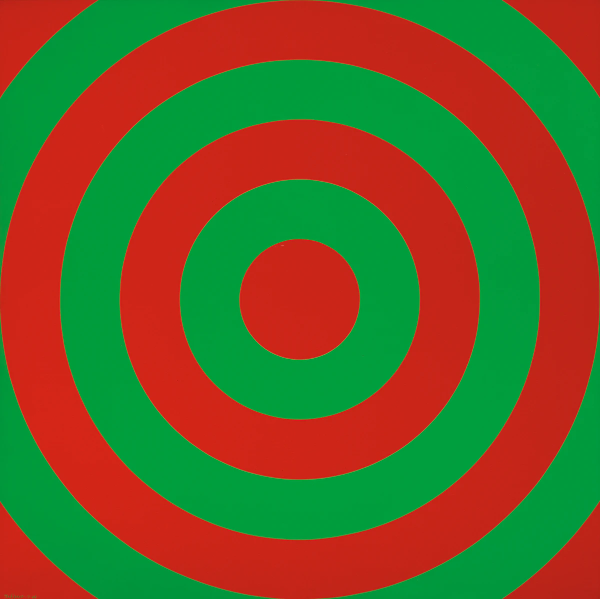 Claude Tousignant, Absurdo, acrylic on canvas, 1964