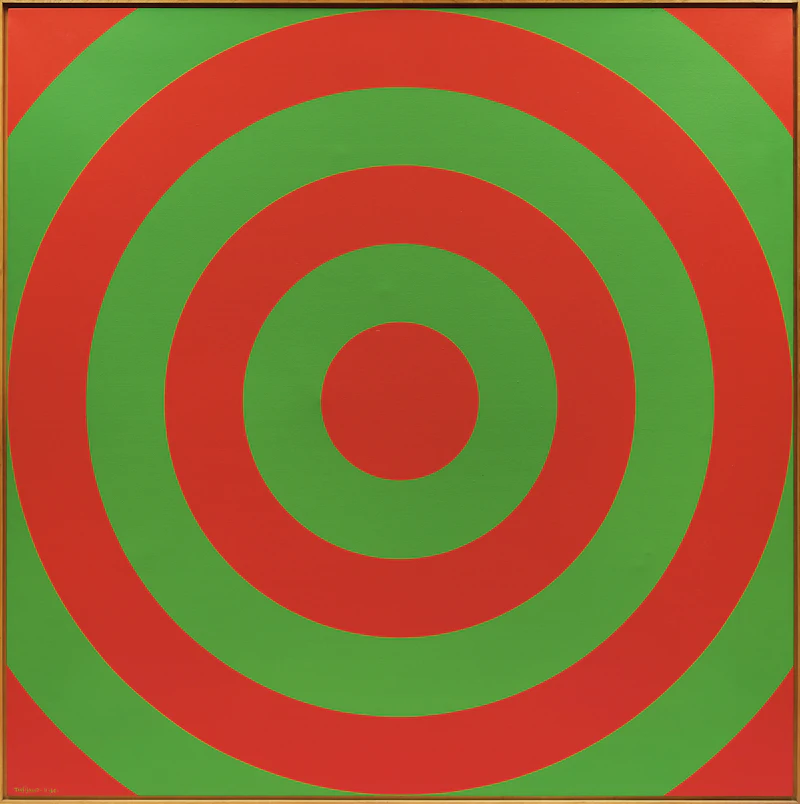 Claude Tousignant, Absurdo, acrylic on canvas, 1964 - view 2