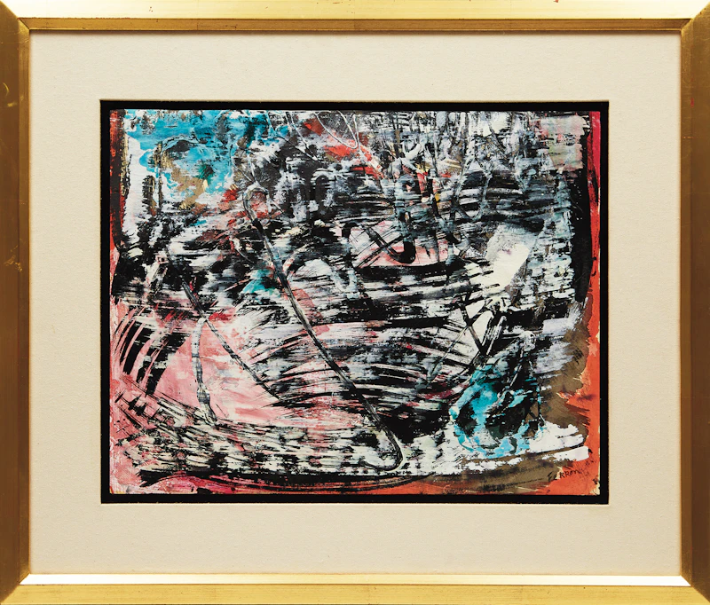 Marcelle Ferron, Untitled, mixed media on paper - view 2