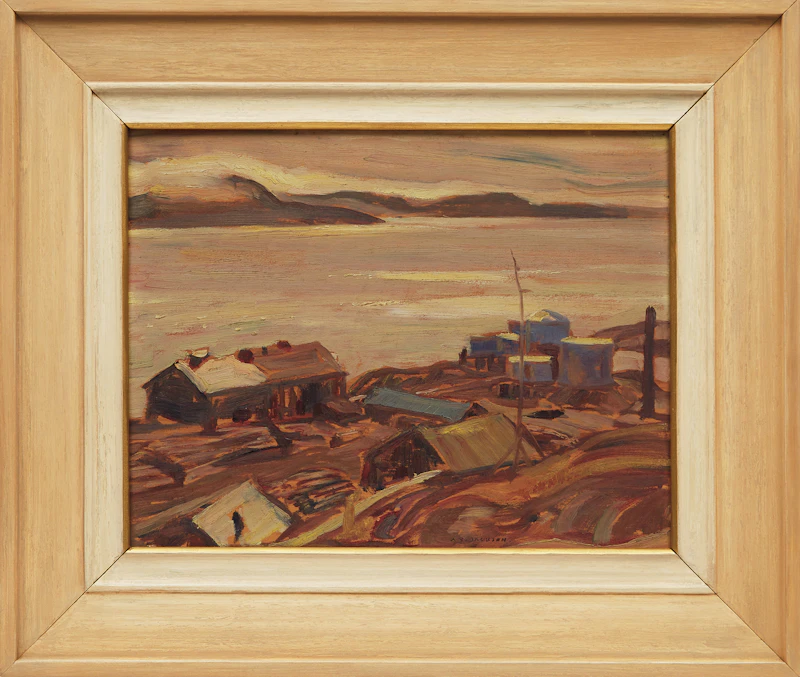 Alexander Young Jackson, Sun and Fog, Great Bear Lake, oil on board, 1938 - view 2