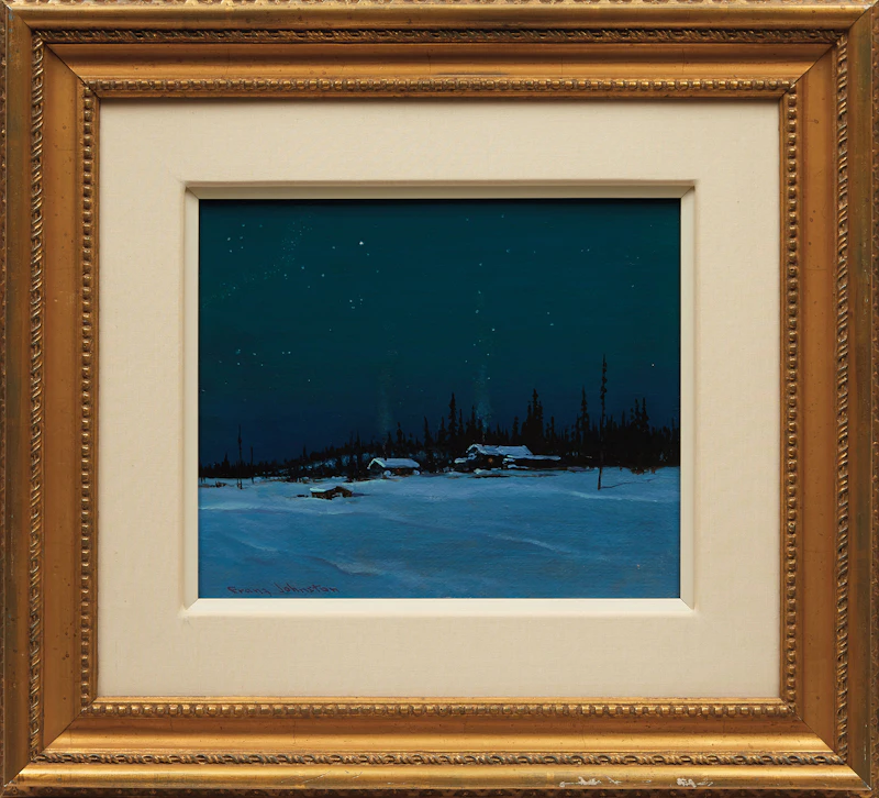 Frank Hans Johnston, The Pole Star, oil on board - view 2