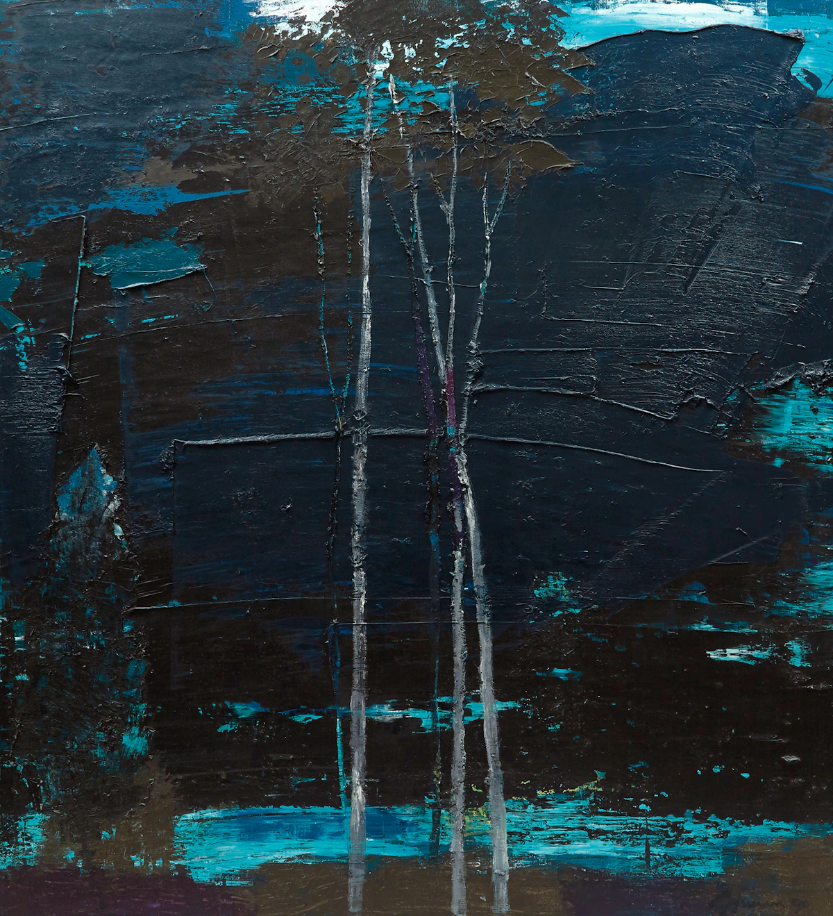 Richard Borthwick Gorman, In Moonlight, oil on canvas, 1990