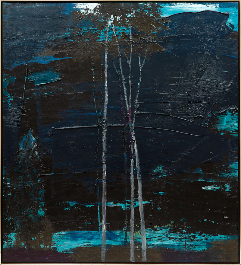 Richard Borthwick Gorman, In Moonlight, oil on canvas, 1990 - view 2