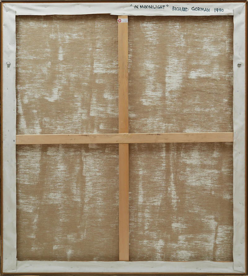 Richard Borthwick Gorman, In Moonlight, oil on canvas, 1990 - view 3