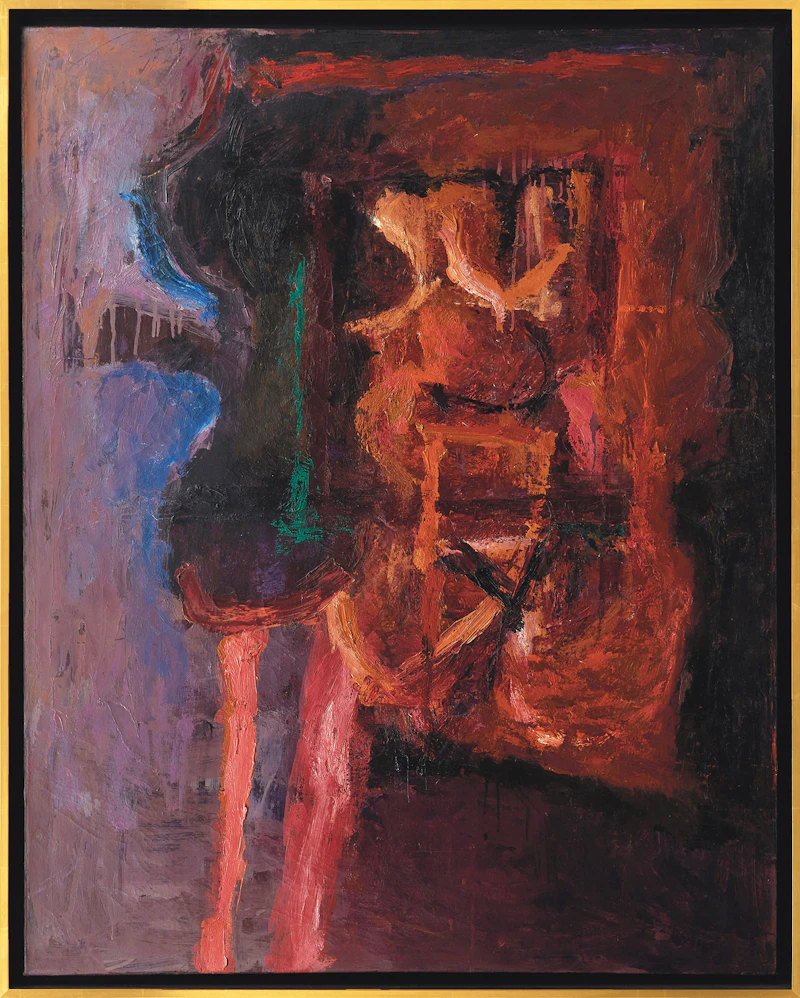 John Graham Coughtry, Untitled, oil on canvas, 1958 - view 2