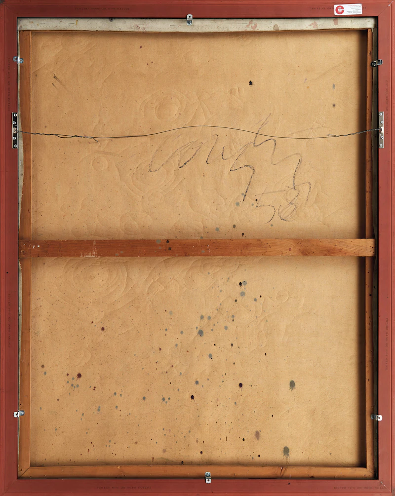 John Graham Coughtry, Untitled, oil on canvas, 1958 - view 3