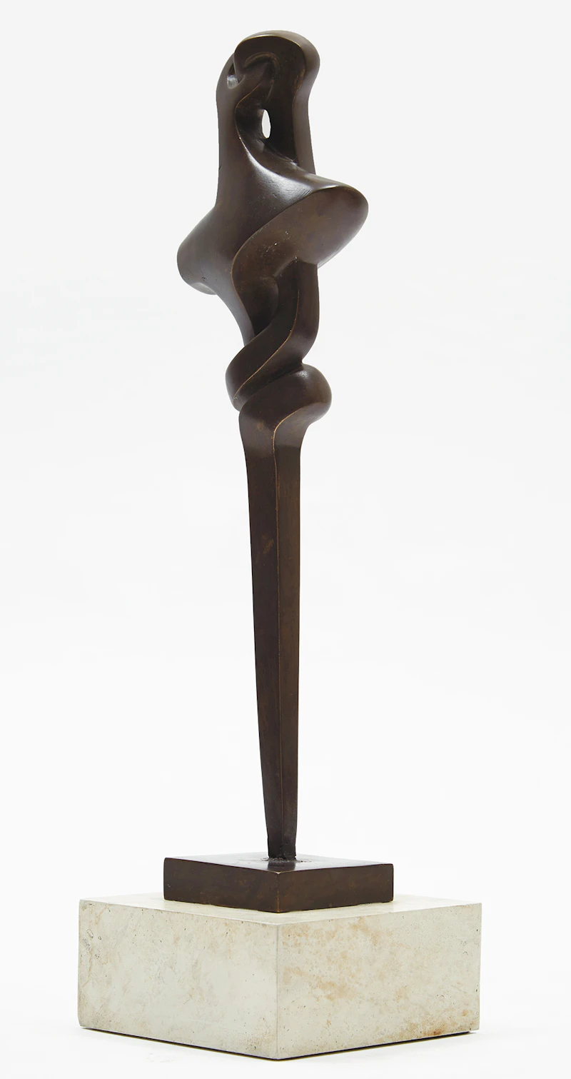Sorel Etrog, The Couple Study (Couple II Study) (1965), bronze, 1965 - view 2