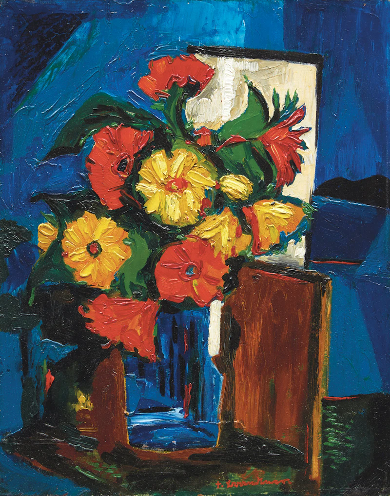 Fritz Brandtner, Composition with Flowers (1938)
