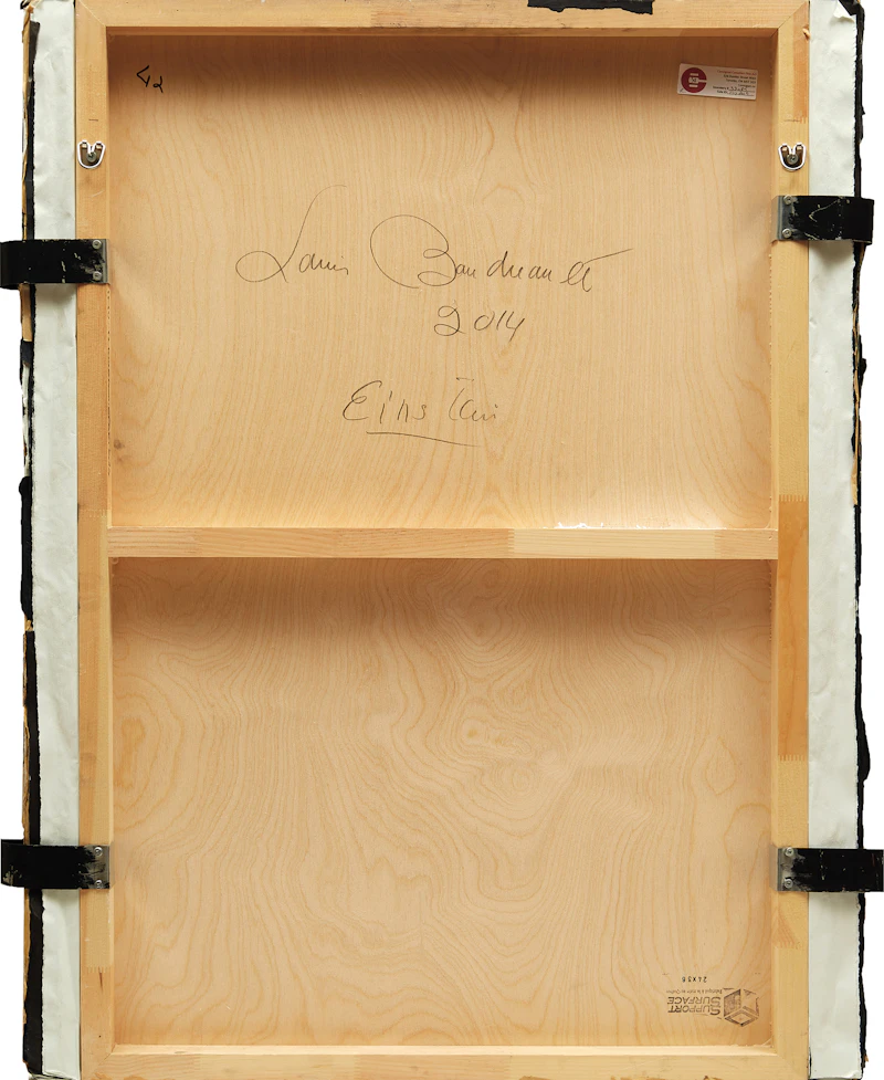 Louis Boudreault, Einstein, mixed media on board, 2014 - view 2