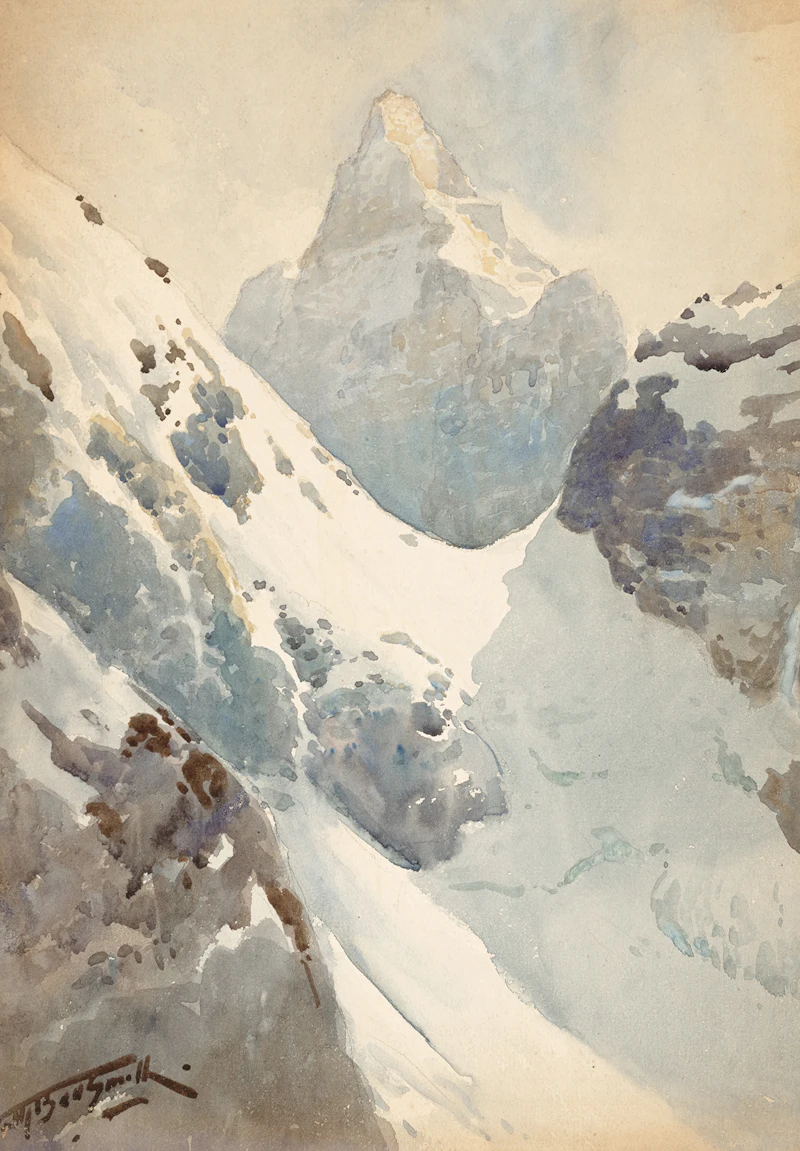 Frederic Marlett Bell-Smith, Abbott Pass and Mount Biddle