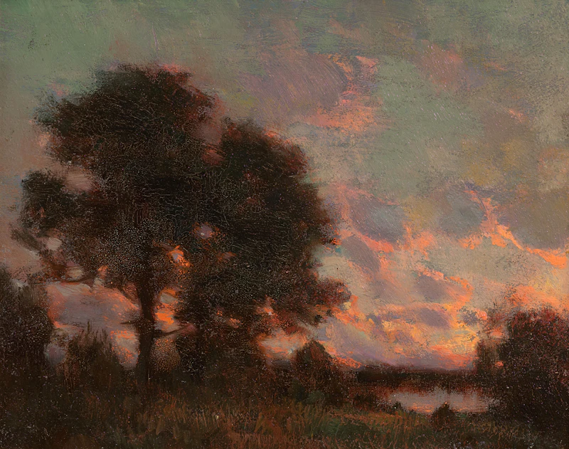 Sunset by Marc-Aurèle de Foy Suzor-Coté