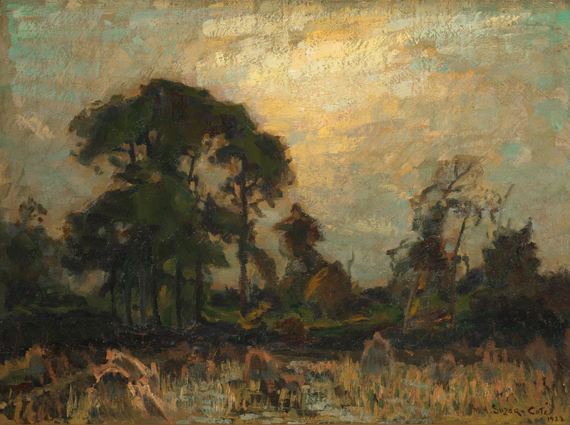 Near Arthabaska at Dusk by Marc-Aurèle de Foy Suzor-Coté