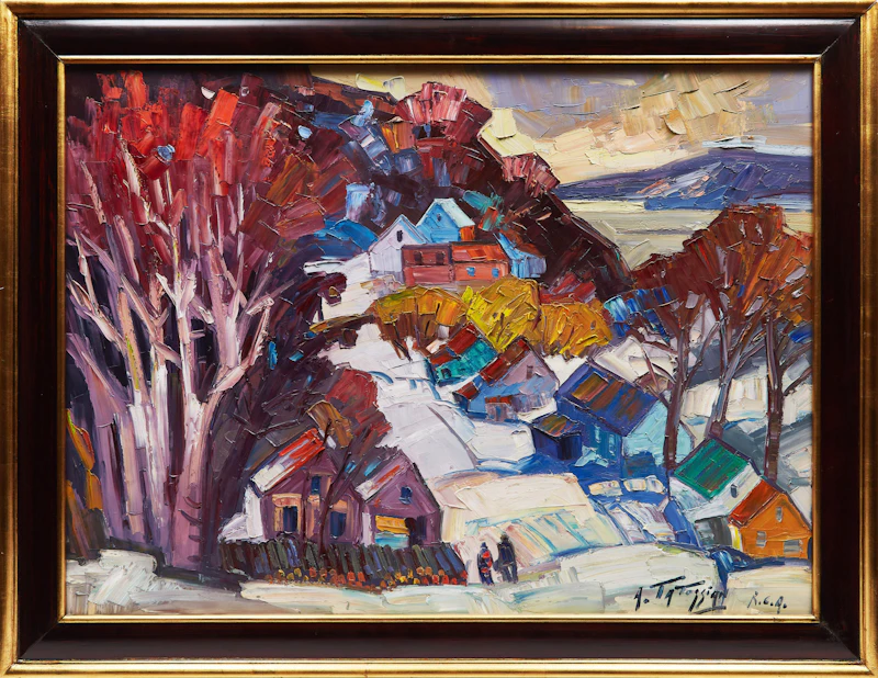 Armand Tatossian, Charlevoix, oil on canvas - view 2