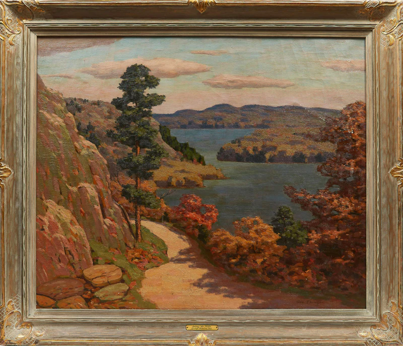 George Thomson, Among the Hills, oil on canvas - view 2
