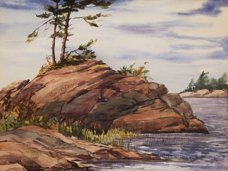 At Cognashene, Georgian Bay by Pauline Holacin-Kulha
