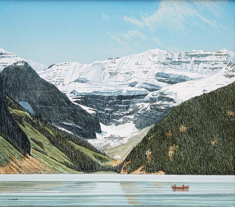 William H. Webb, Summer Study, Lake Louise