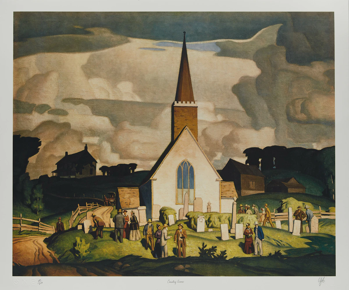 Alfred Joseph Casson, Portfolio of serigraphs, thirty serigraphs