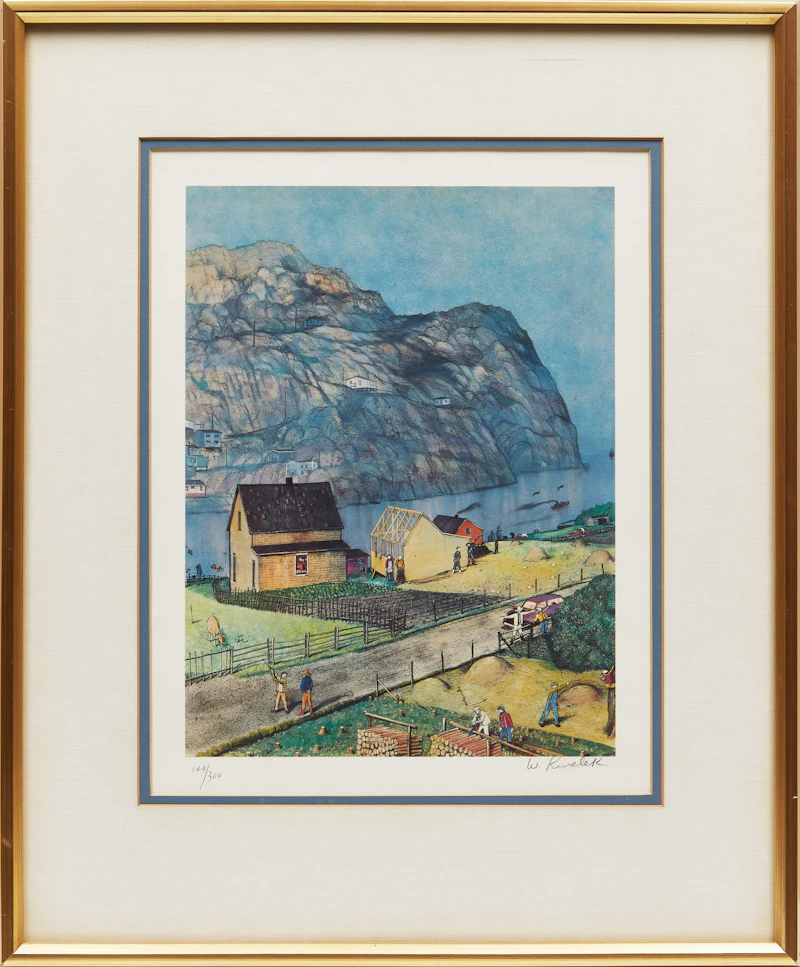 William Kurelek, Newfie Jokes, colour photolithograph - view 2